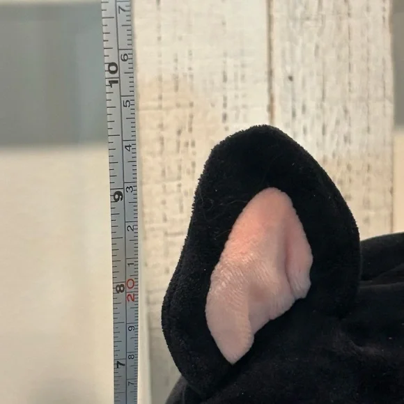 SQUISHMALLOWS Black Dog with Red Bandana Border Collie Plush Super Soft - Picture 5 of 8